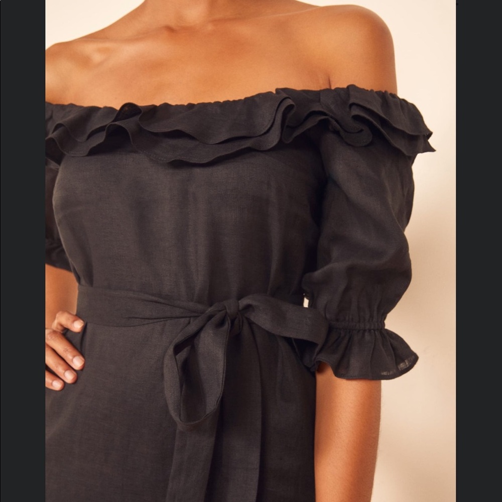 REFORMATION Indio Off the Shoulder mini Dress - Picture 6 of 10
